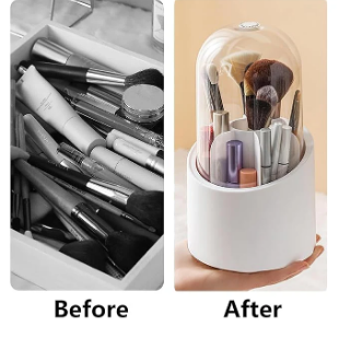 360 rotating brush organizer