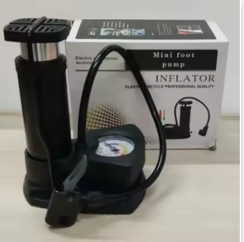 Portable Mini Foot Air Pump for Bicycle, Bike, Car and Football Hand Ball Inflator