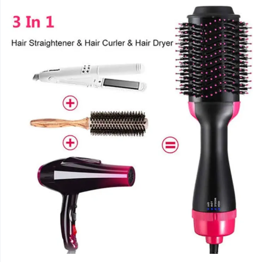 3 in 1 Hair drayer, straightner, curler