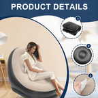 Inflatable sofa and footstall