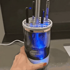 Automatic brush cleaner